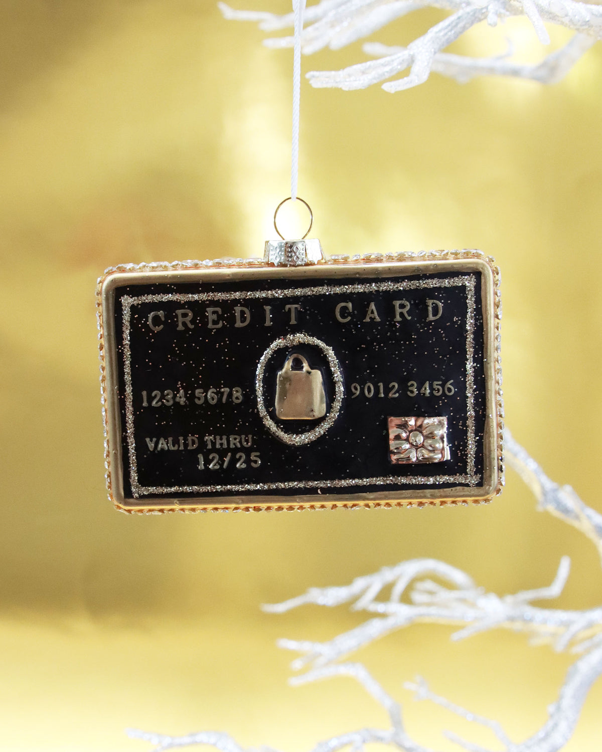 オーナメント BLACK CREDIT CARD