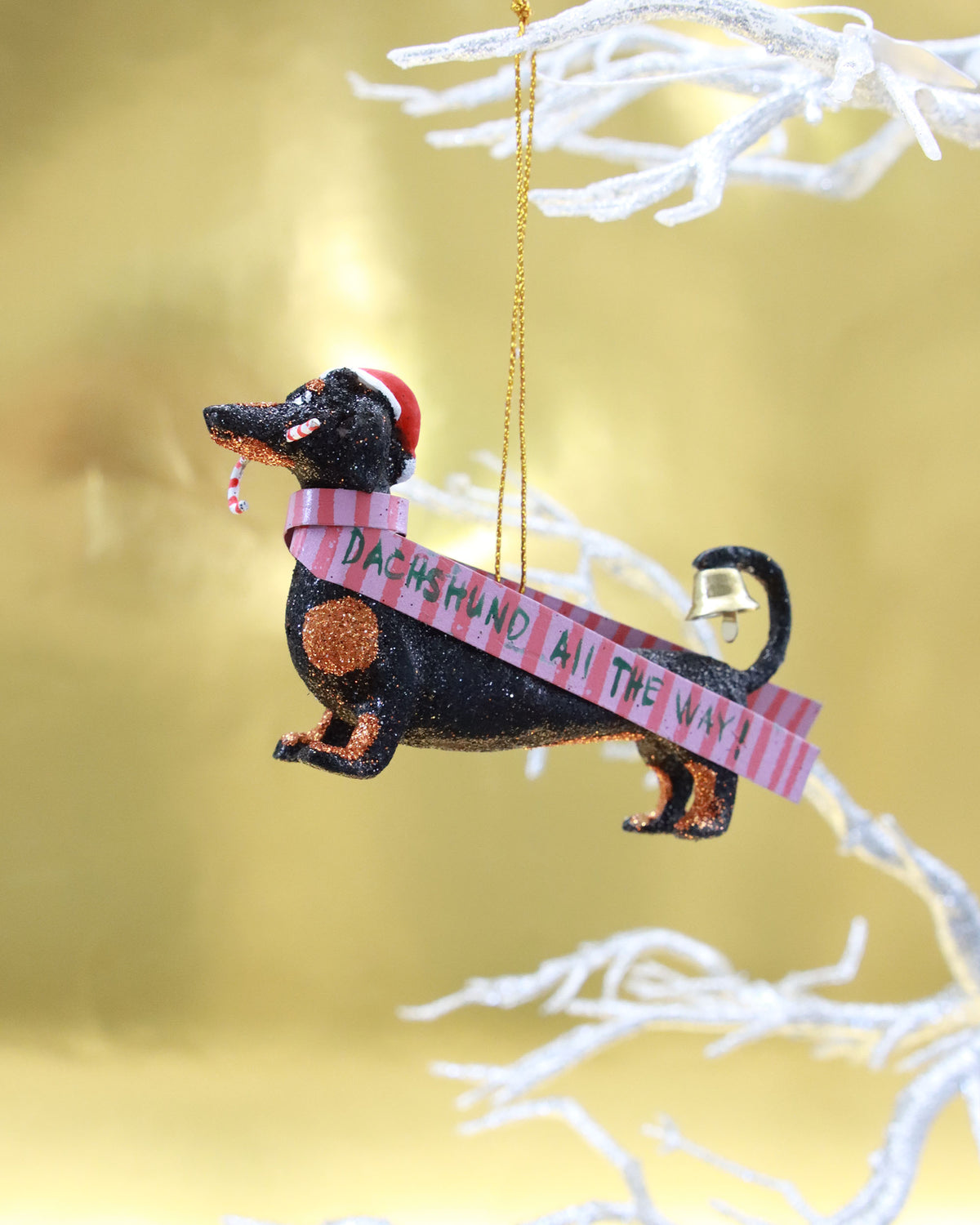 オーナメント DACHSHUND ALL THE WAY