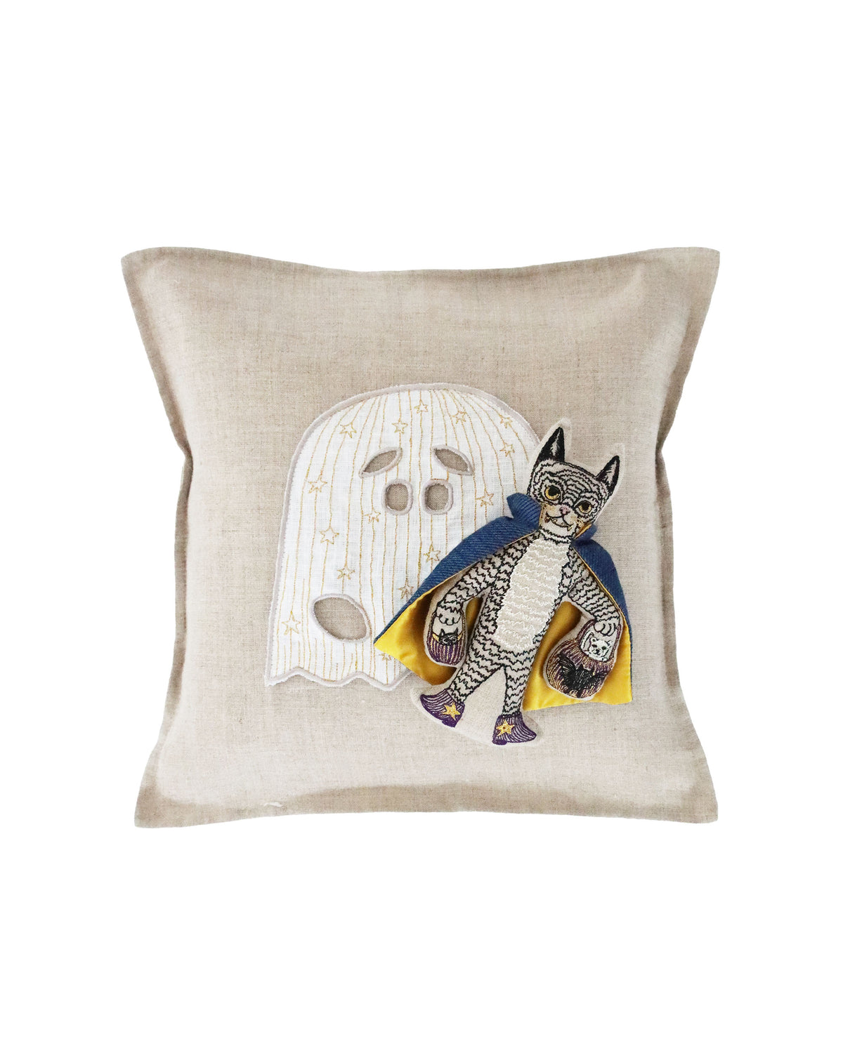 クッションカバー 30×30 Ghost Kitty