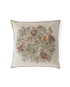 クッションカバー 50×50 Partridge in a Pear Tree
