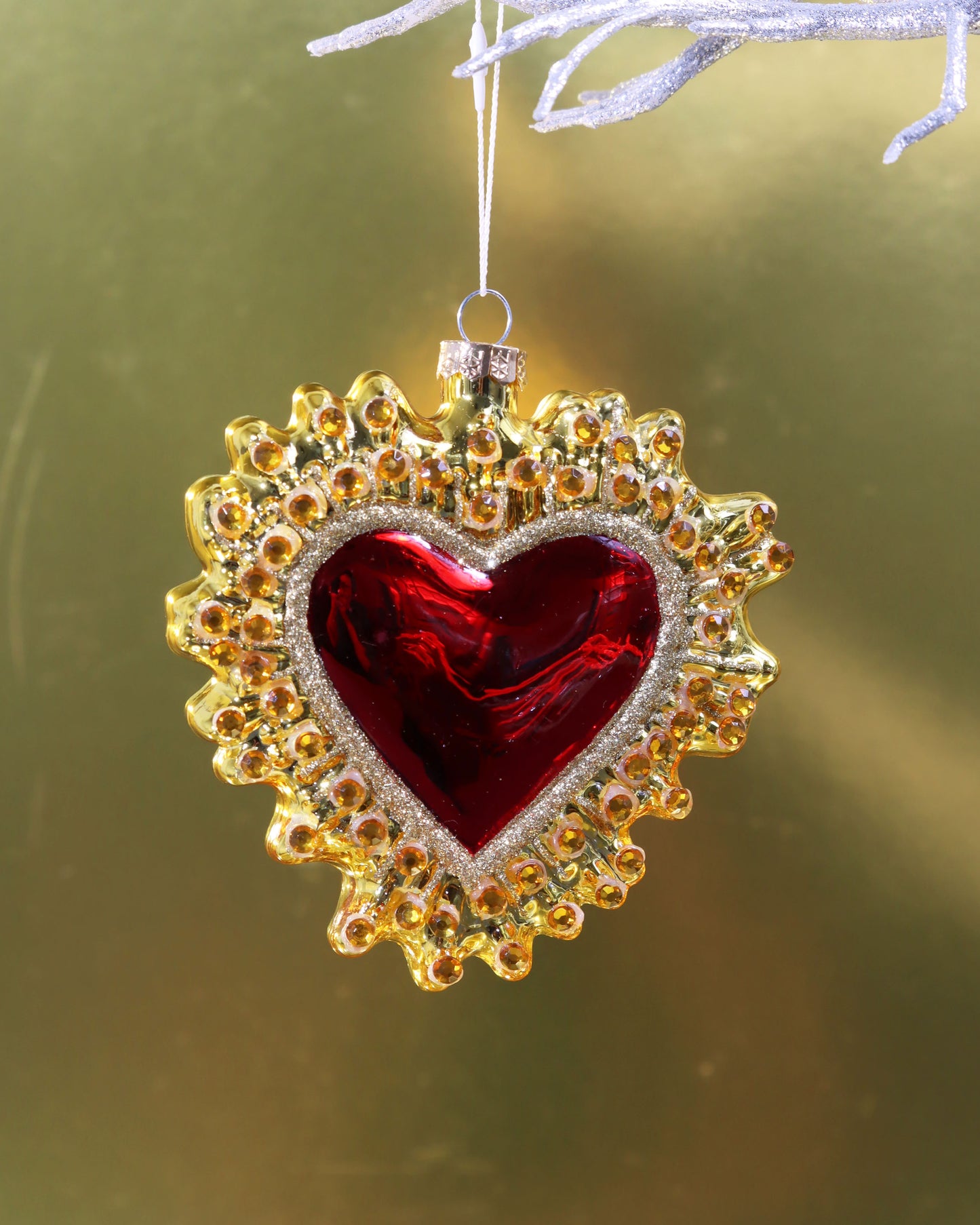 オーナメント MILAGRO HEART - RED