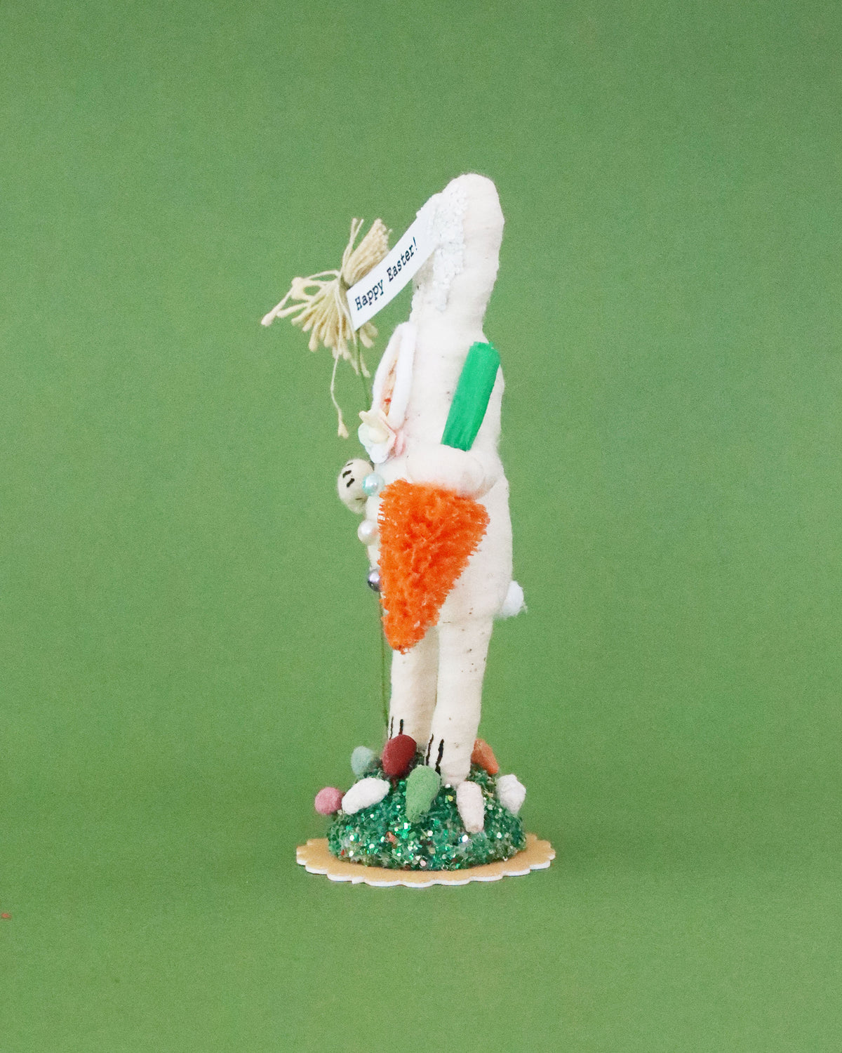 オブジェ White Chubby Bunny Child