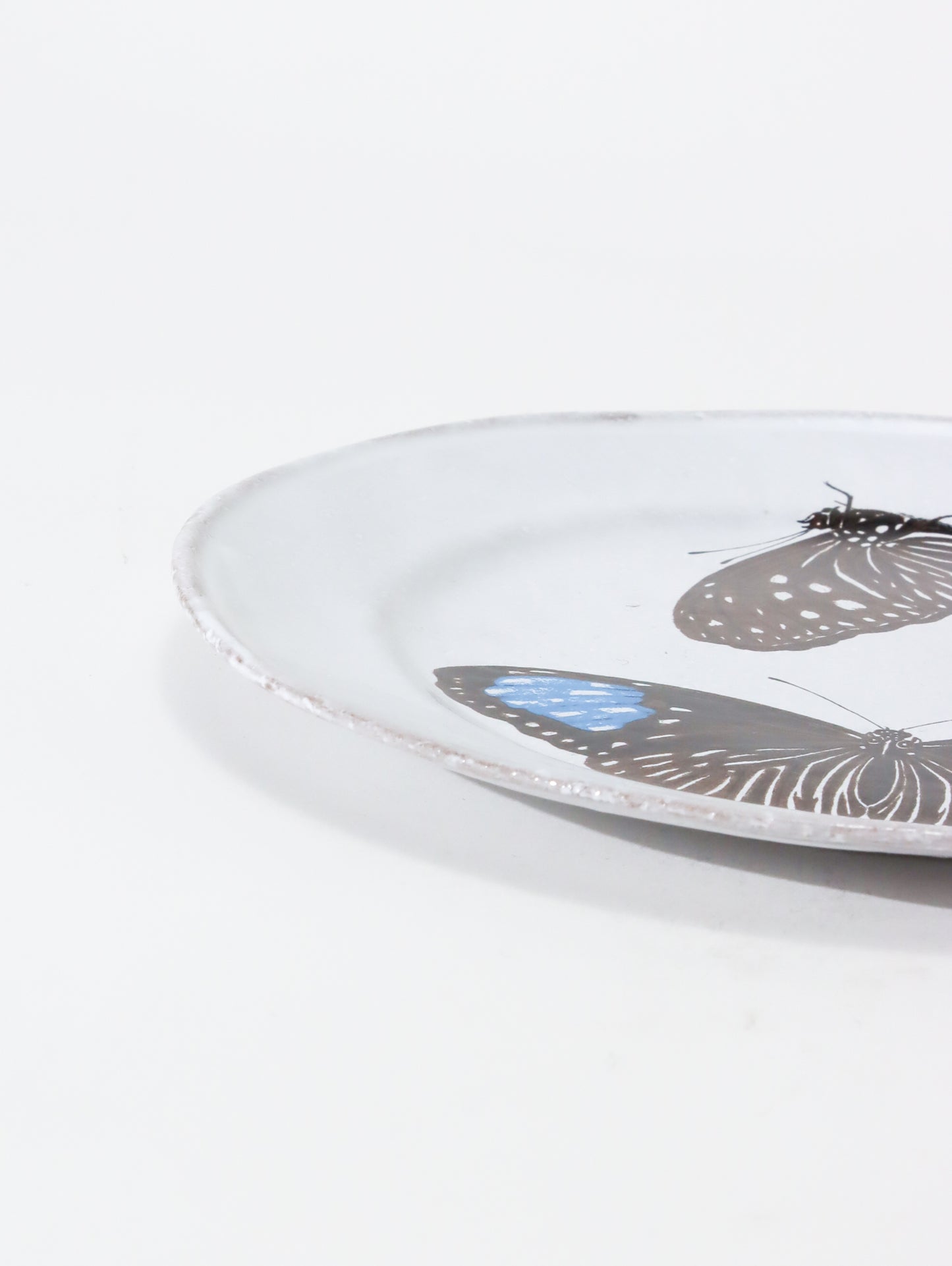 John Derian Flying-Landed Butterfly プレート 19cm