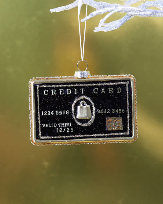 オーナメント BLACK CREDIT CARD