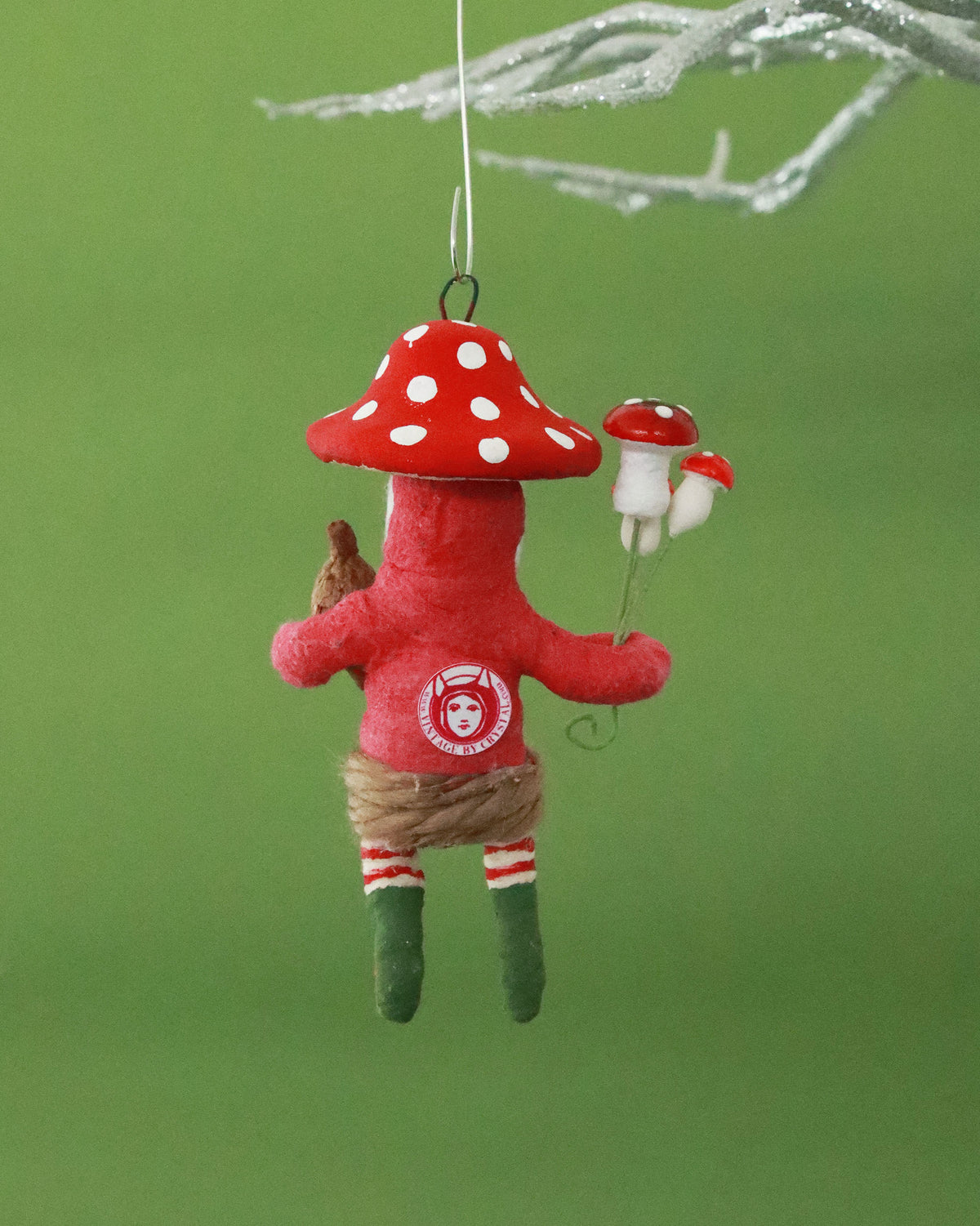 オーナメント Mushroom Top Gnome