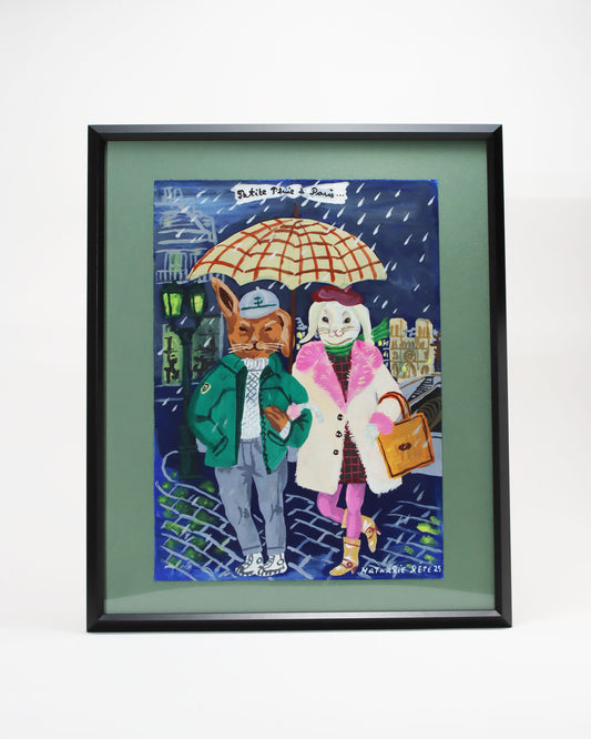 アート「petite pluie à Paris」