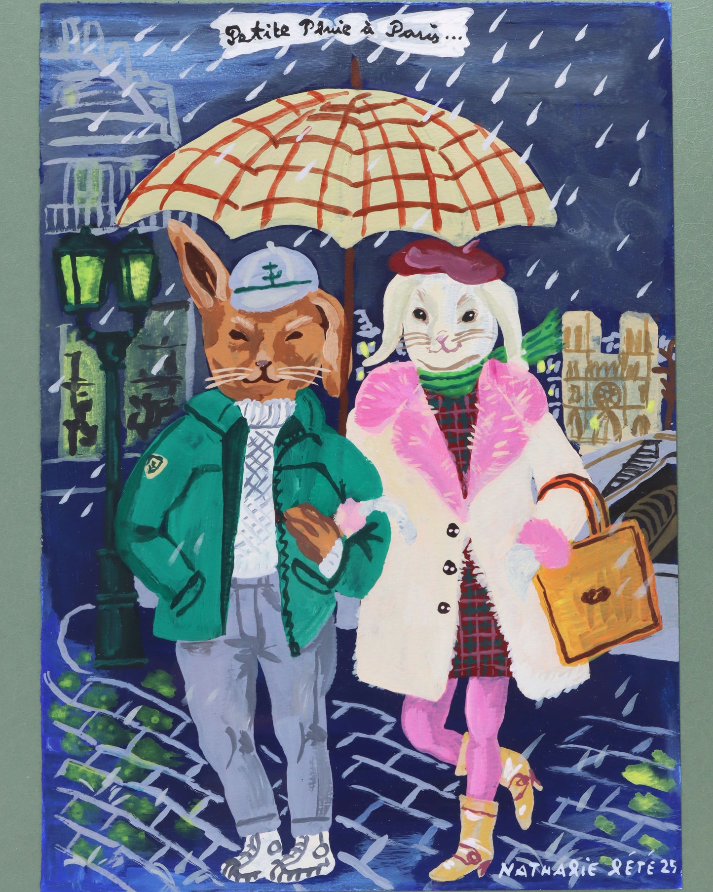 アート「petite pluie à Paris」