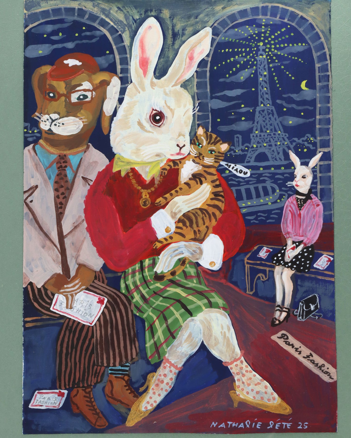 アート「Paris fashion」