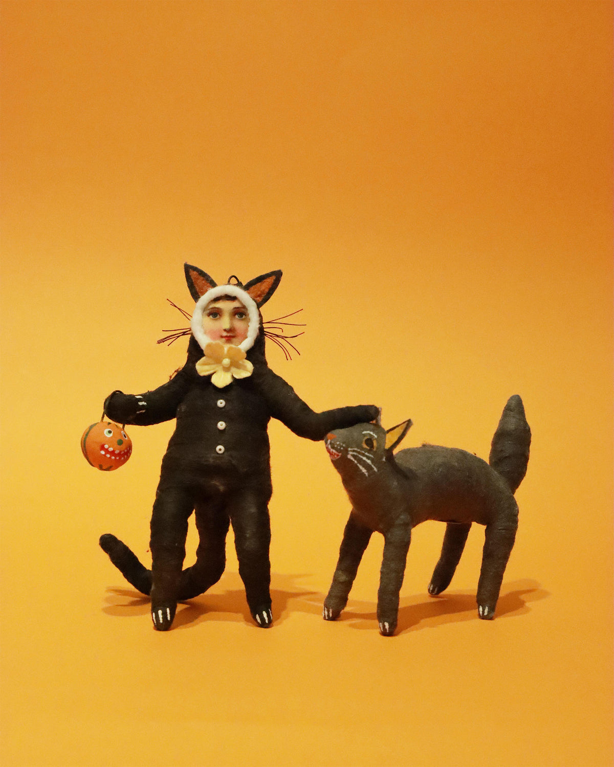 オブジェ Black Scaredy Cat