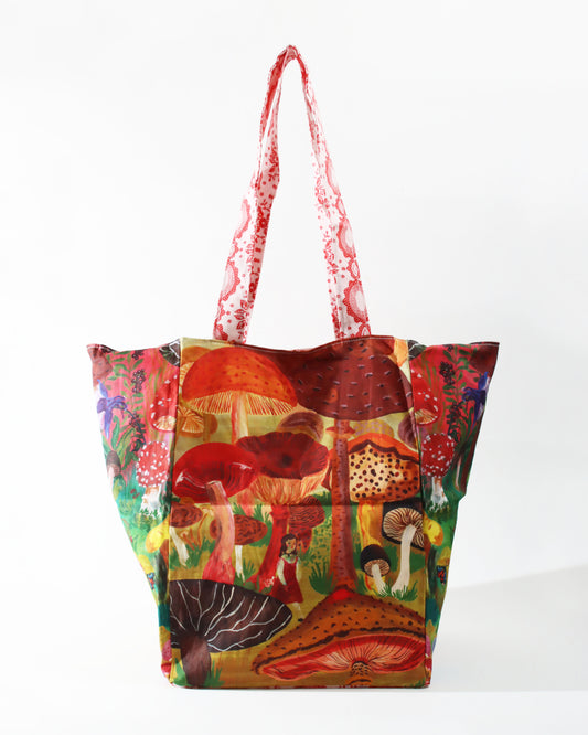 ジャンボトートバッグ Mushroom