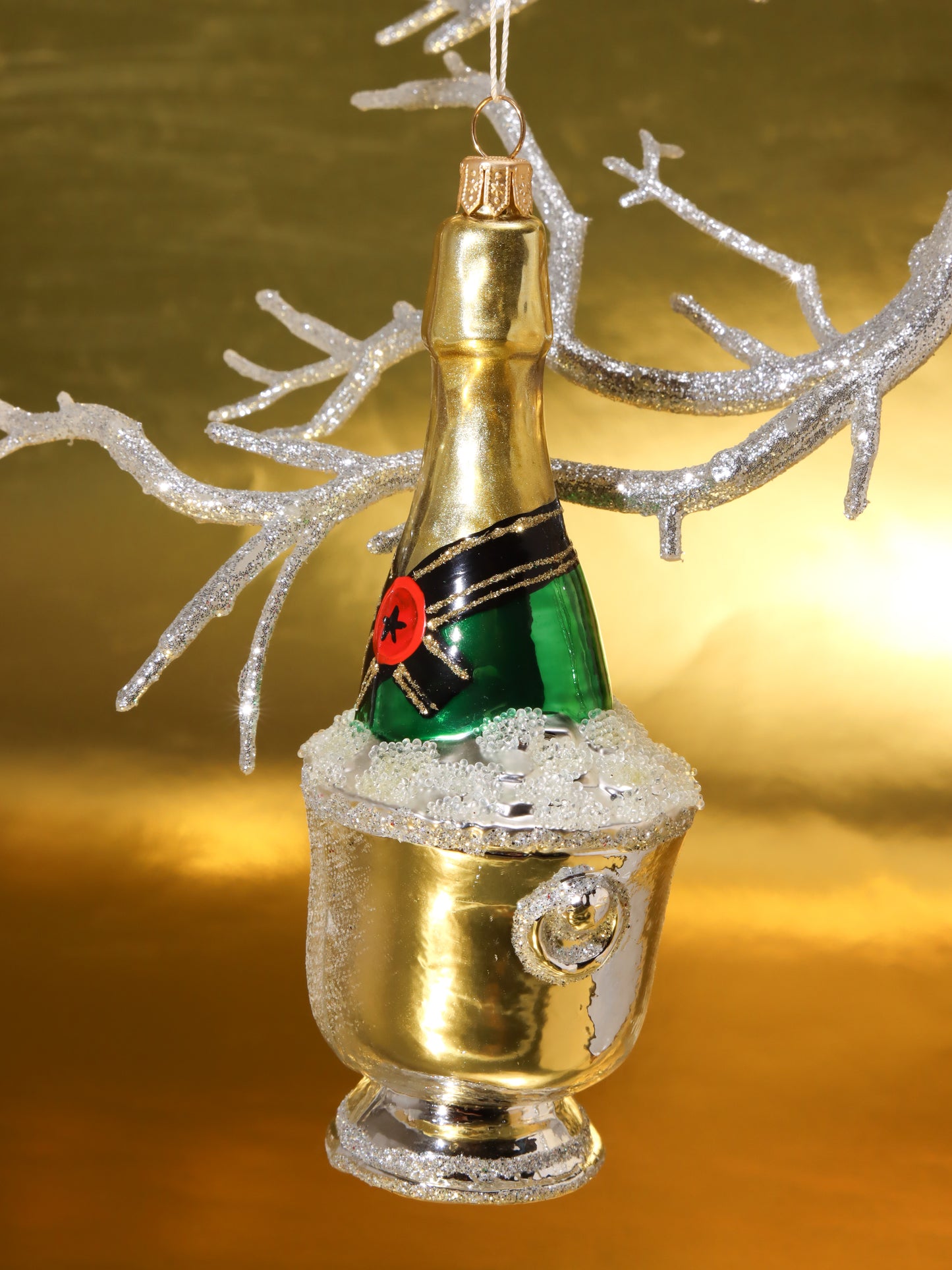 オーナメント ICE BUCKET W/CHAMPAGNE