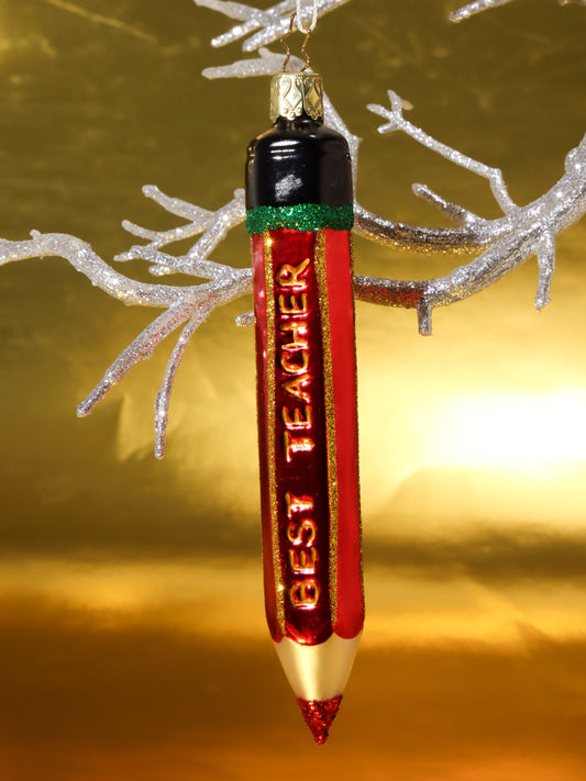 オーナメント CRAYON BEST TEACHER