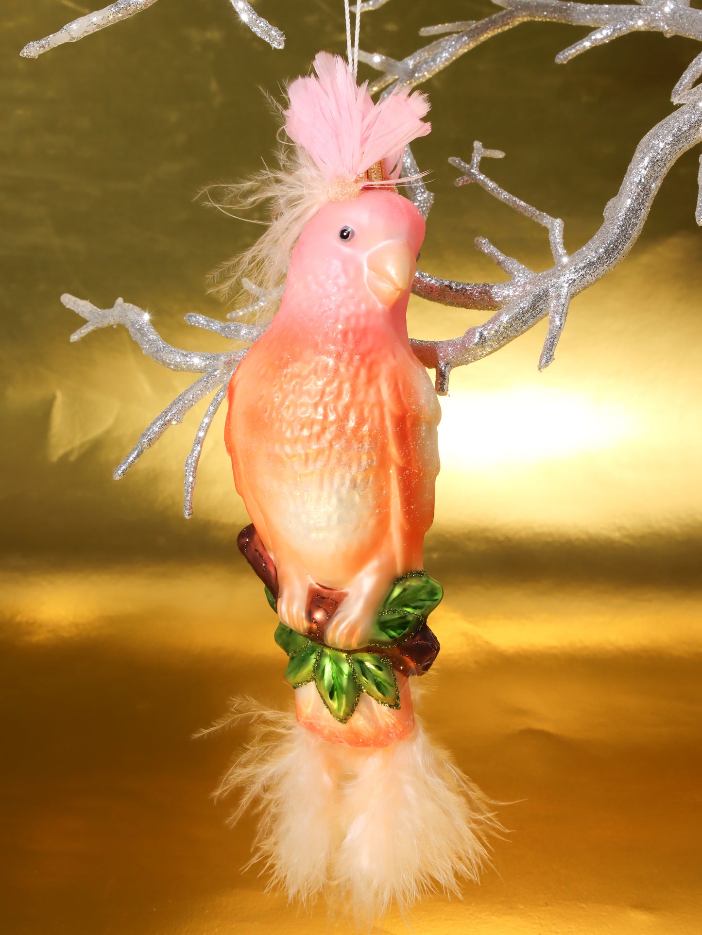 オーナメント PARROT PINK-PEACH