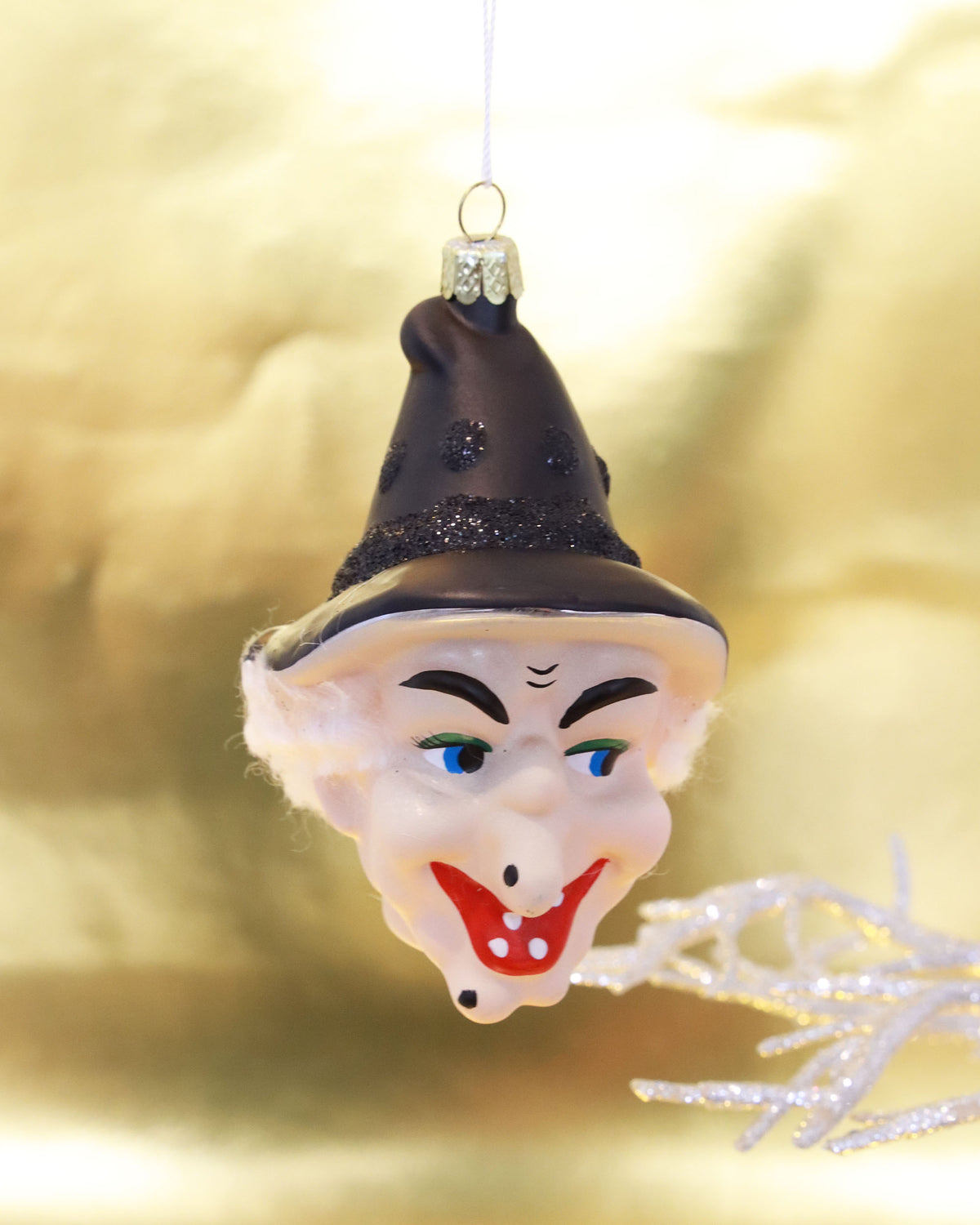 オーナメント VINTAGE WITCH DOLL HEAD