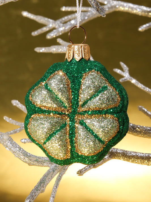 オーナメント CLOVER Glittered