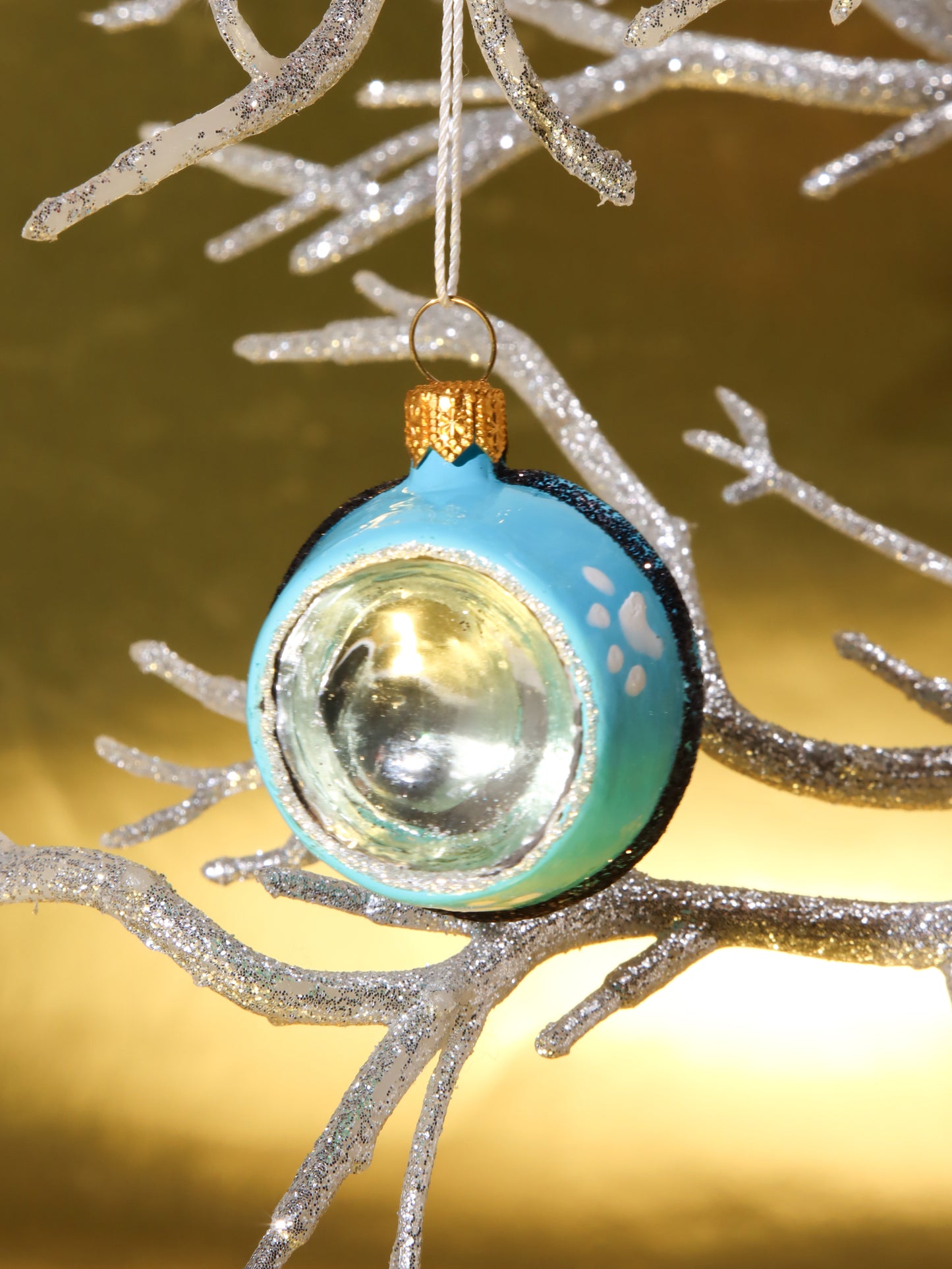 オーナメント DOG BOWL BLUE