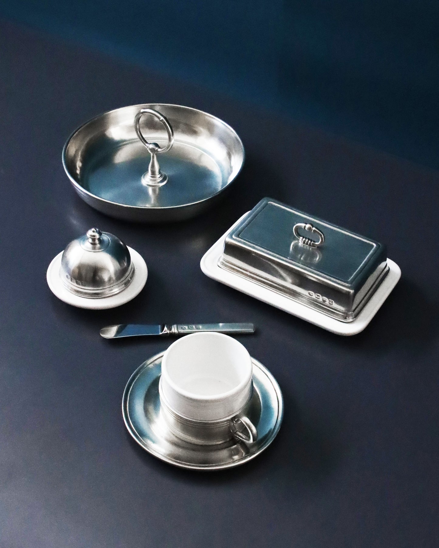 ボウル (with central handle) 'Osteria'