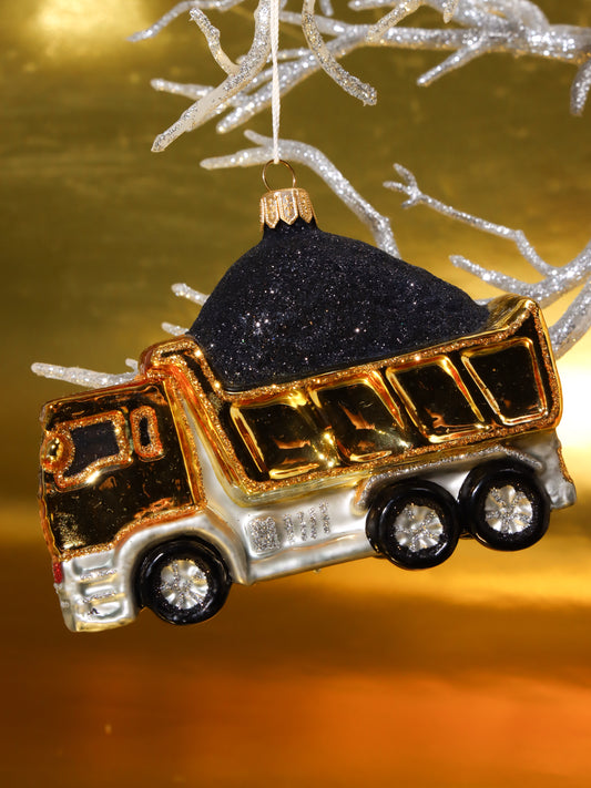 オーナメント YELLOW  DUMP TRUCK