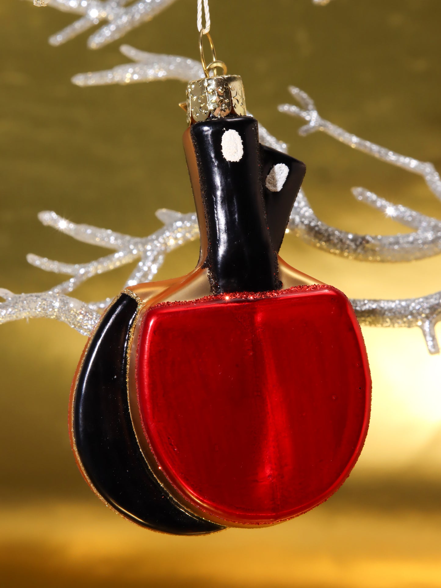 オーナメント RED BLACK PING PONG
