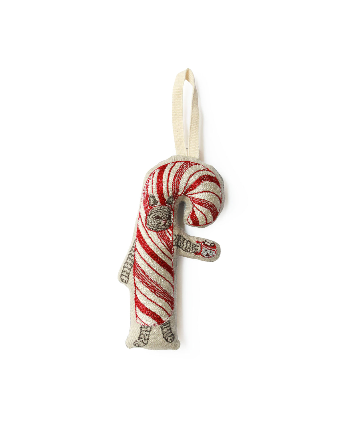 オーナメント Candy Cane Cat