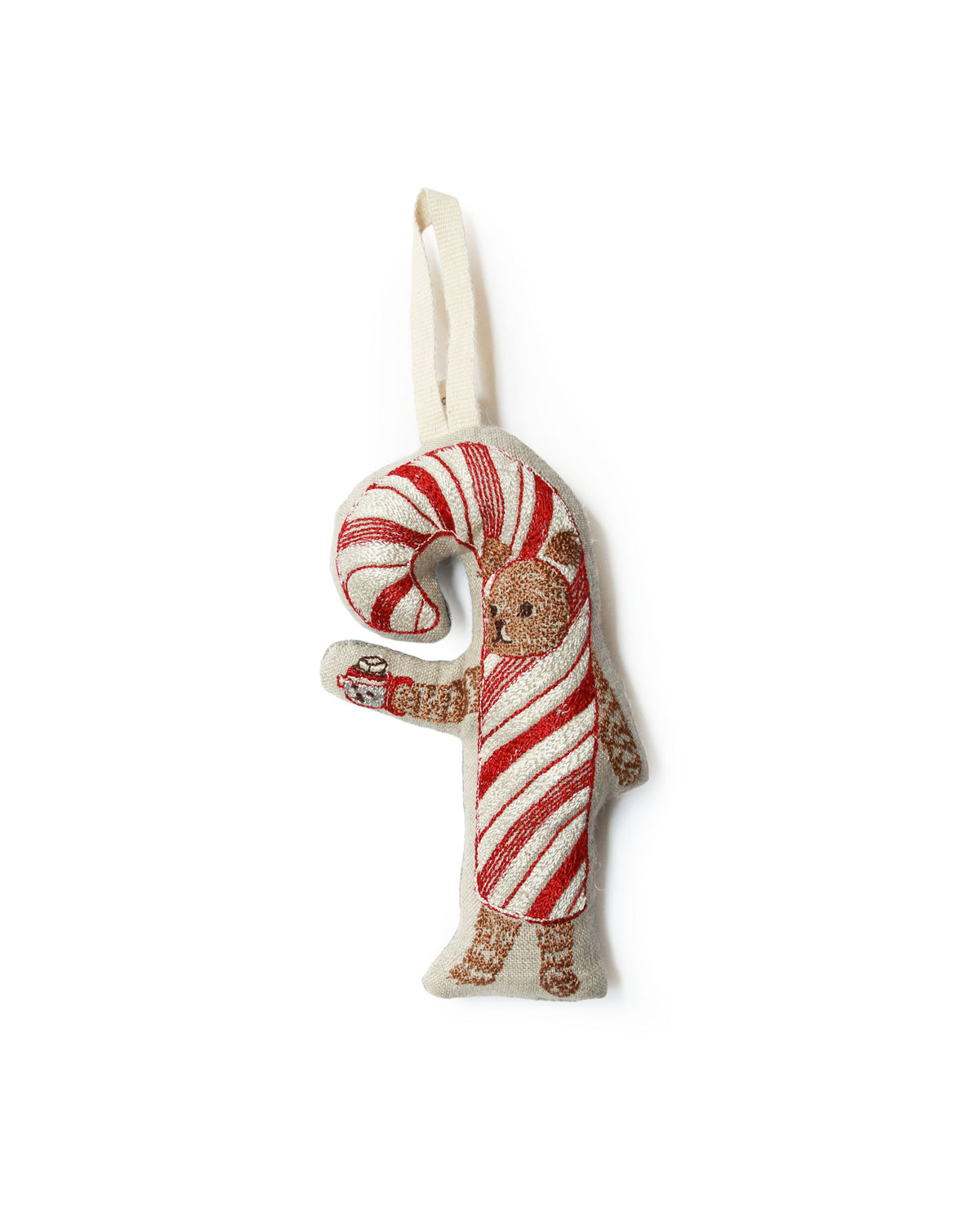 オーナメント Candy Cane Dog