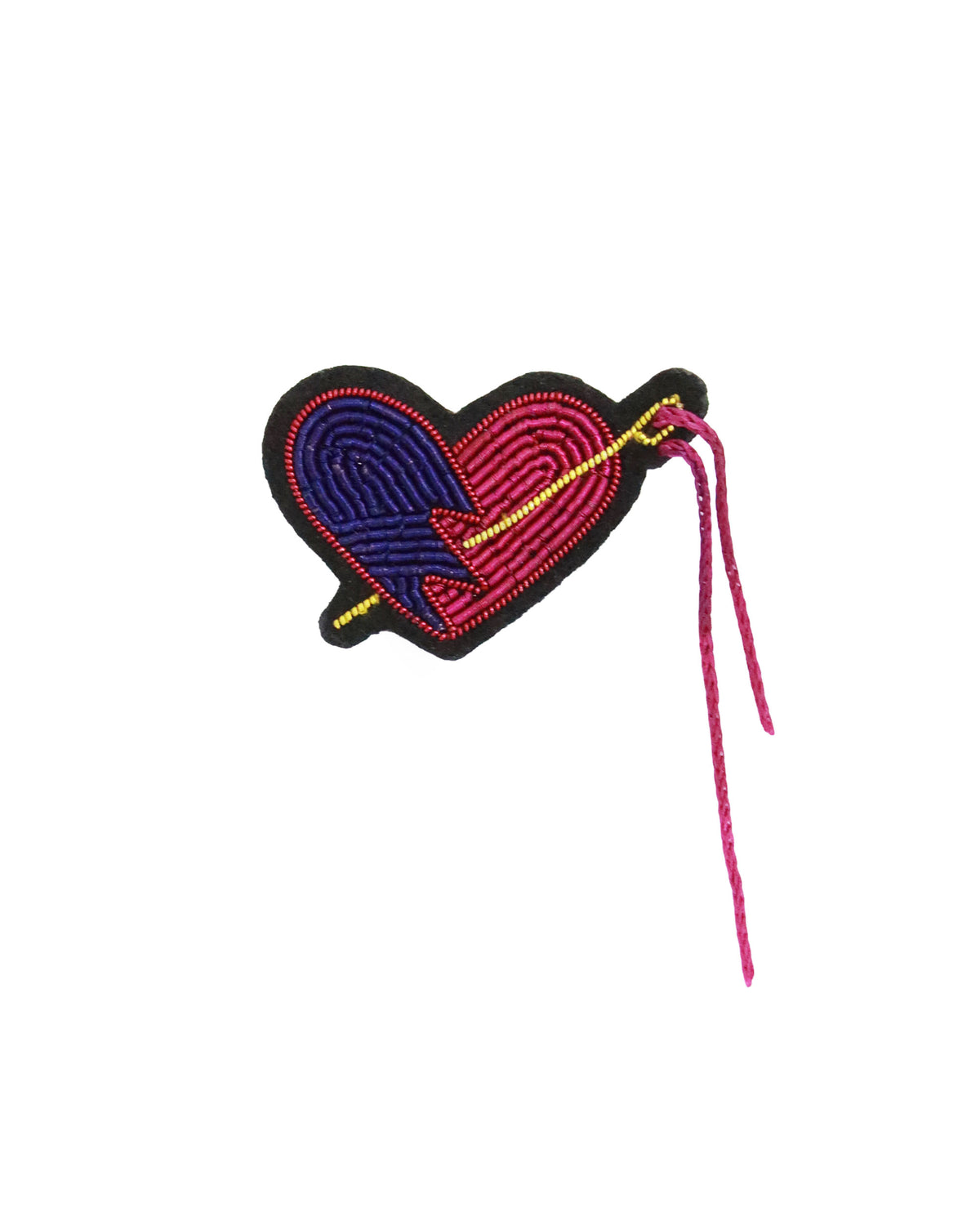 ブローチ Patched-up Heart