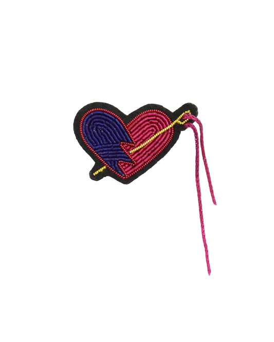 ブローチ Patched-up Heart