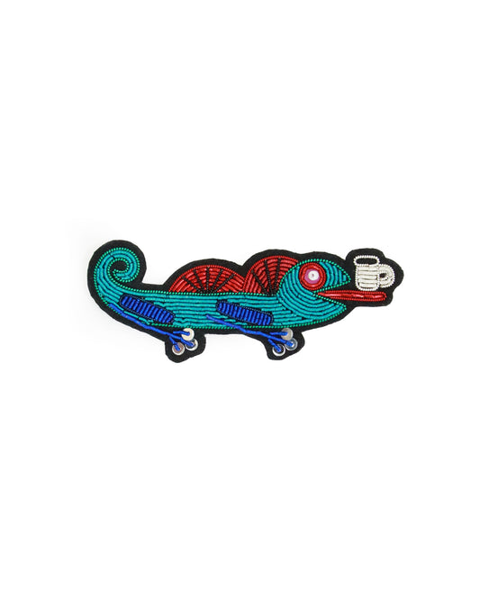 ブローチ Cappuccino Lizard