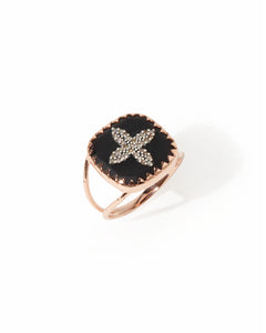 リング BOWIE No.2 - Black Diamond