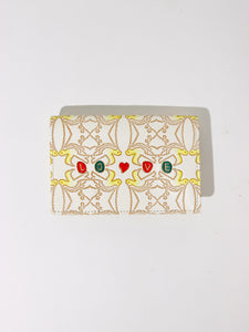 ＜文庫革 × Natalie Lete＞カードケース BIRD and LOVE
