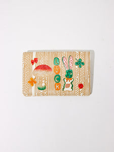 ＜文庫革 × Natalie Lete＞カードケース Rabbit and LUCK