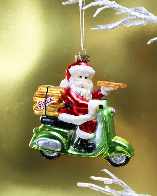 オーナメント Pizza Vespa Santa