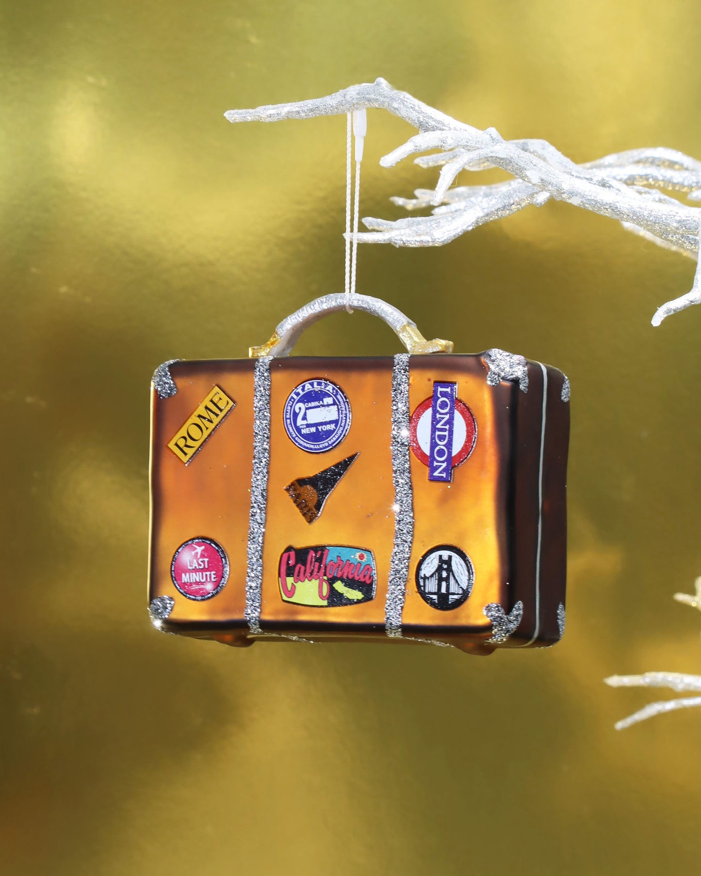 オーナメント World Traveler Suitcase