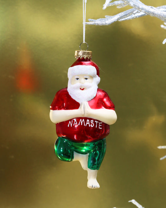 オーナメント Yoga Santa Standing