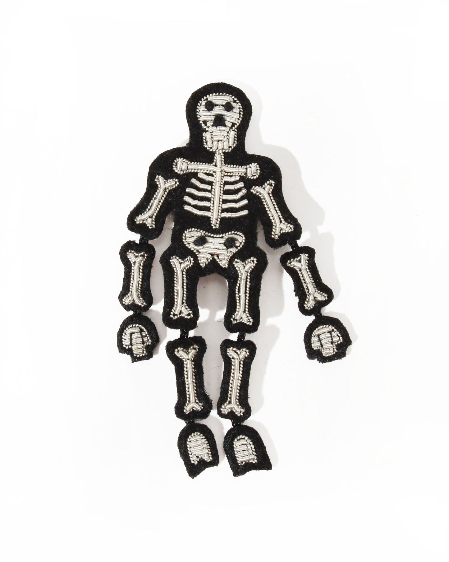 ブローチ Silver Skeleton