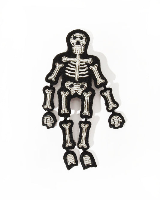 ブローチ Silver Skeleton