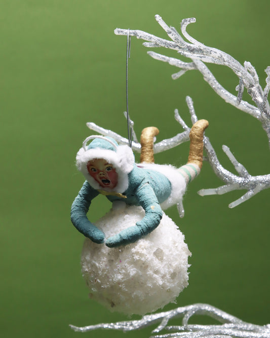 オーナメント Blue Holding On For Dear Life