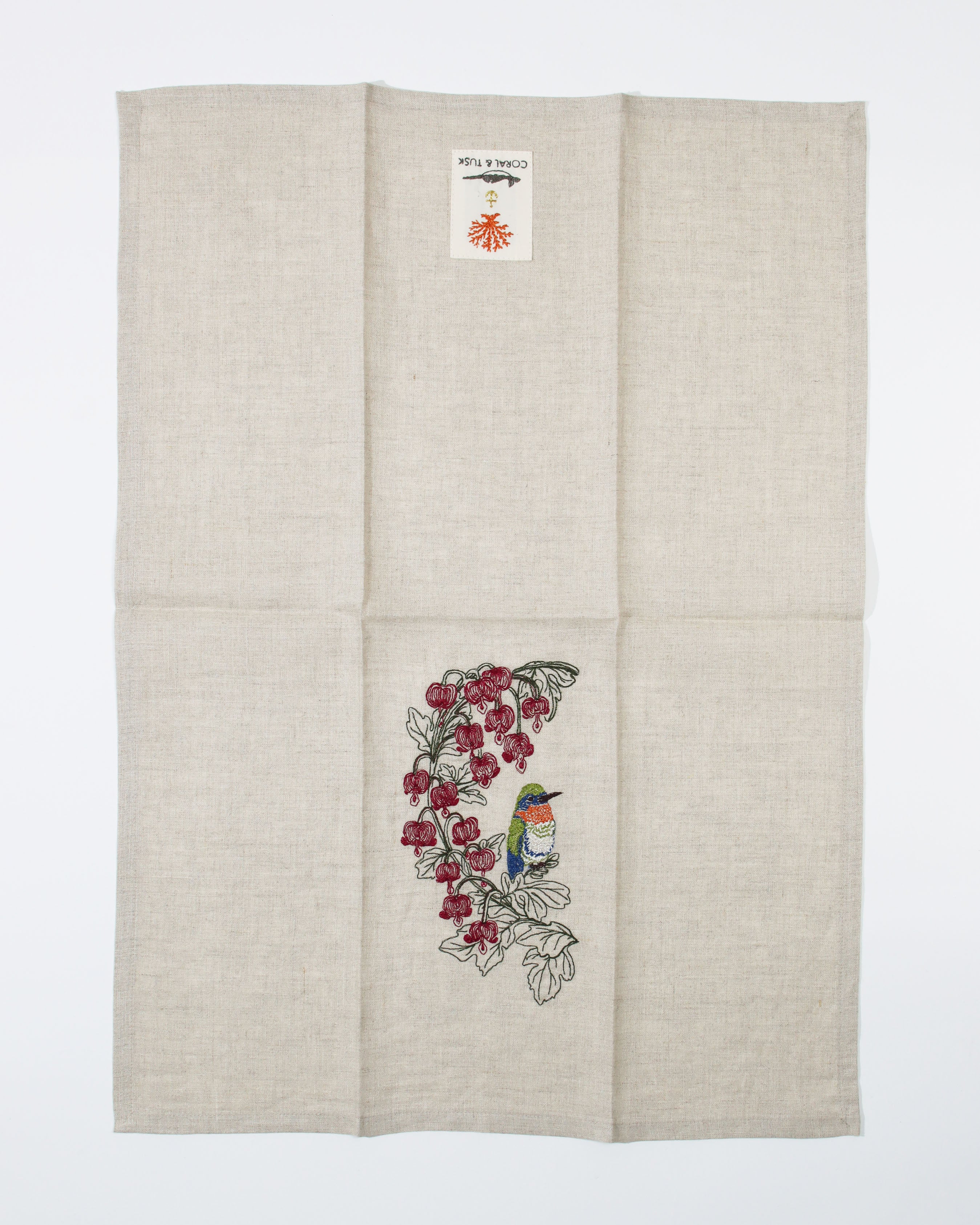 coral&tusk コーラルアンドタスク　ティータオル　セット ティータオルセット Hummingbird Hearts – ATELIER ONLINE