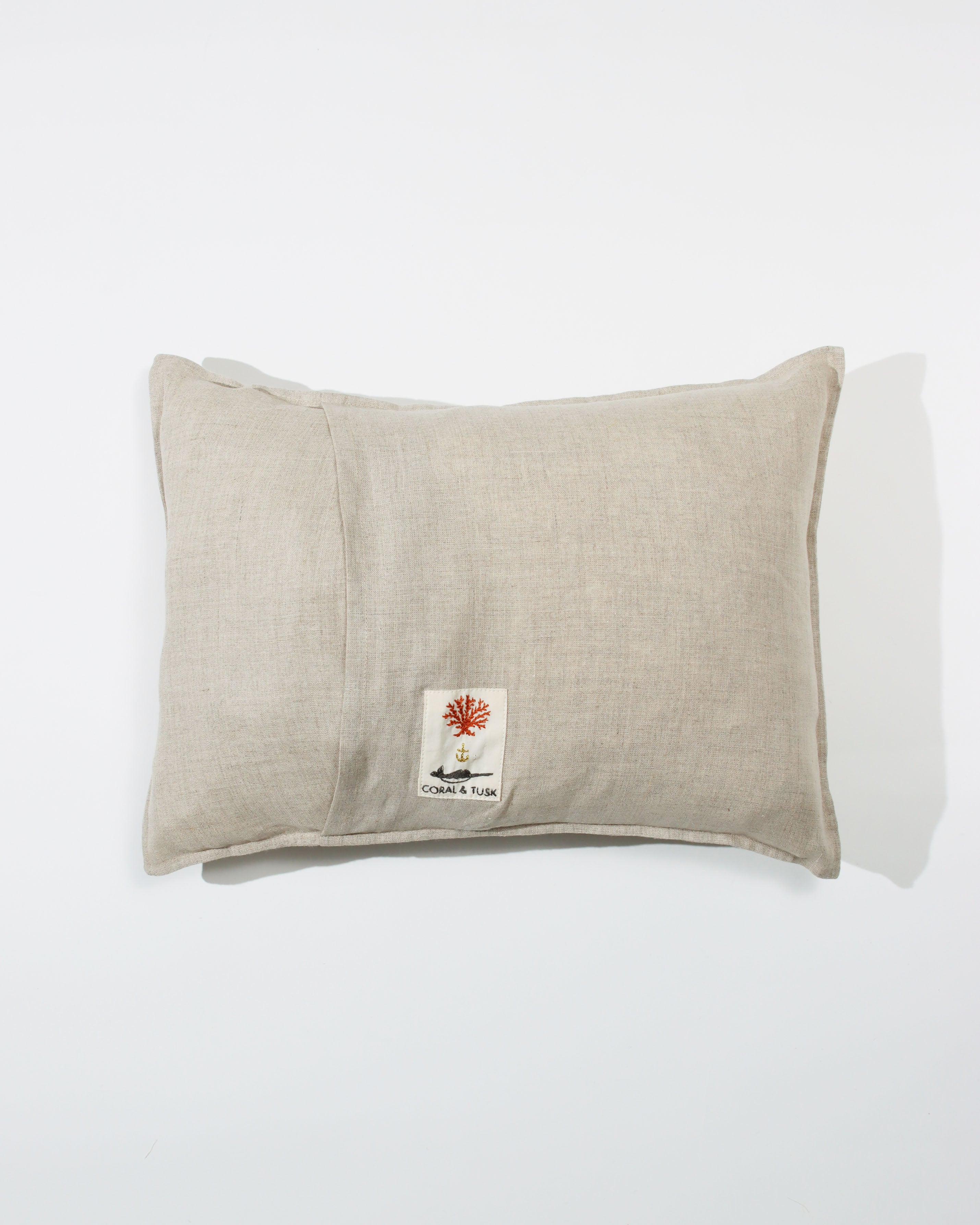 【リネン刺繍　kako☆ページ】クッションカバー　メガネケース リネン刺繍 kako☆ページ】クッションカバー メガネケース