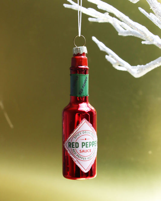 オーナメント HOT SAUCE - RED
