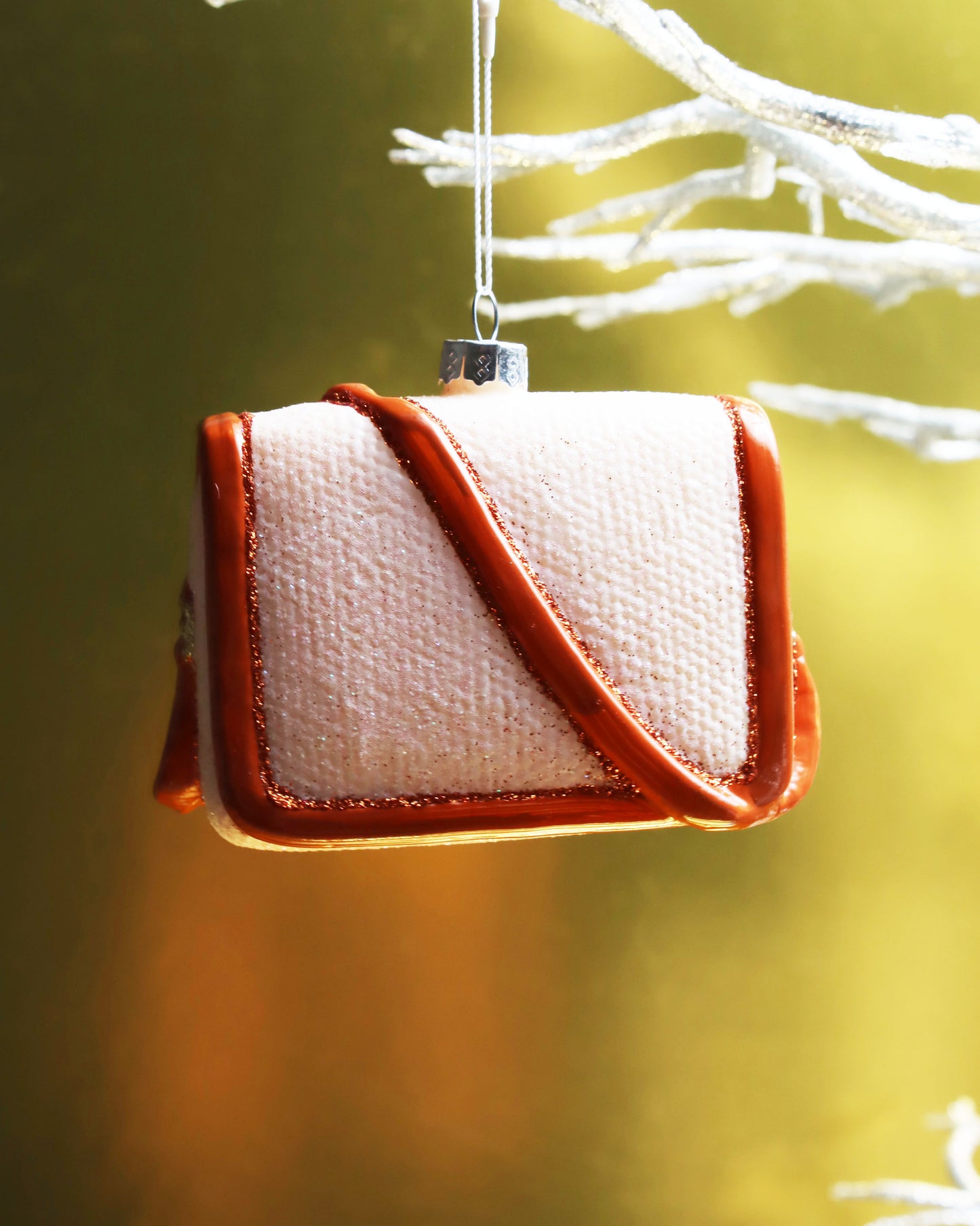 オーナメント BAG WITH LEATHER TRIM