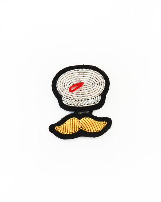 ブローチ Monsieur Moustache