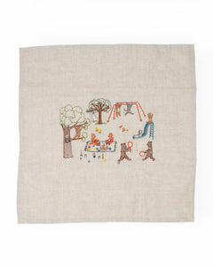 【Coral & Tusk x 猫村さん】リネンナプキン Picnic