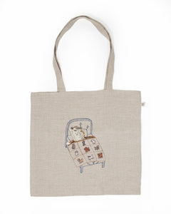 【Coral & Tusk x 猫村さん】ポケットトートバッグ (人形付き)