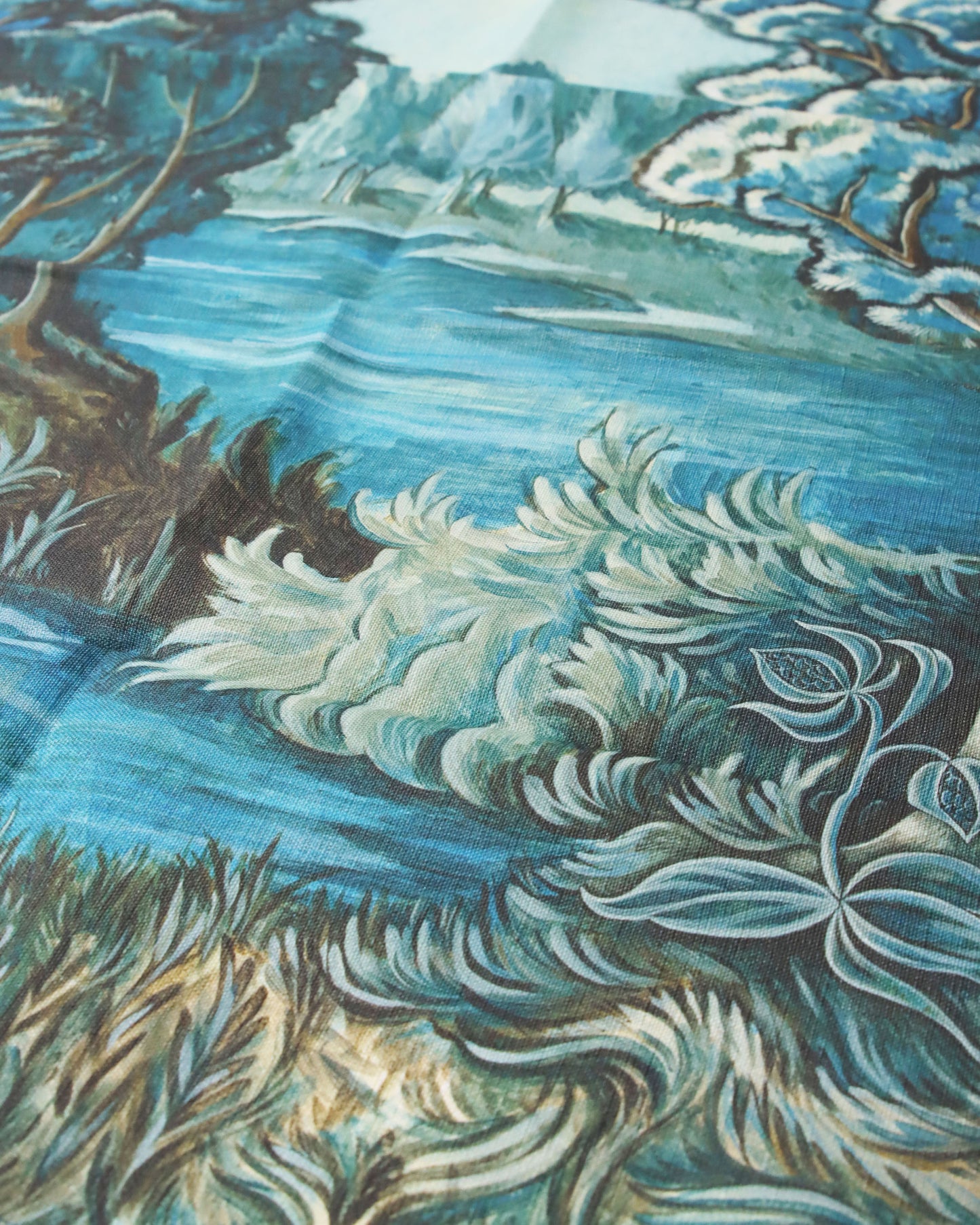 ティータオル Blue Tapestry