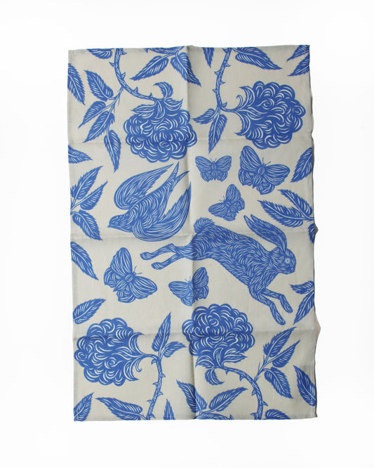 ティータオル Hawthorn Garden Cornflower