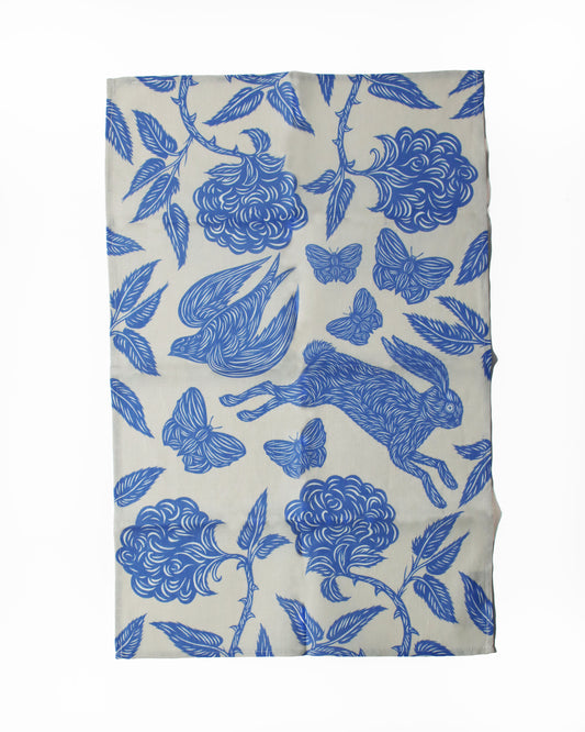 ティータオル Hawthorn Garden Cornflower