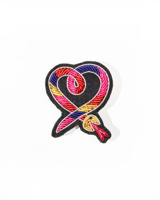 ブローチ Heart Snake
