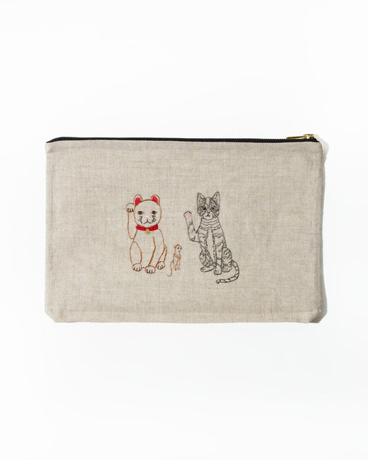 ポーチ Lucky Cat (Manekineko)