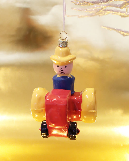 オーナメント VINTAGE TINY PEOPLE - FARMER